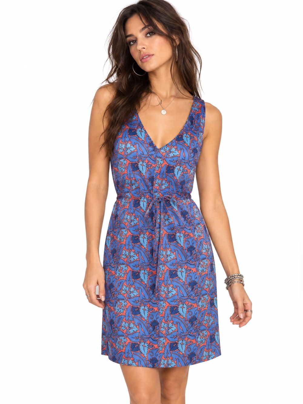 Tory Burch Sandy dress! Silk! sea coral Artemis, perfect summer dress! Sz Small